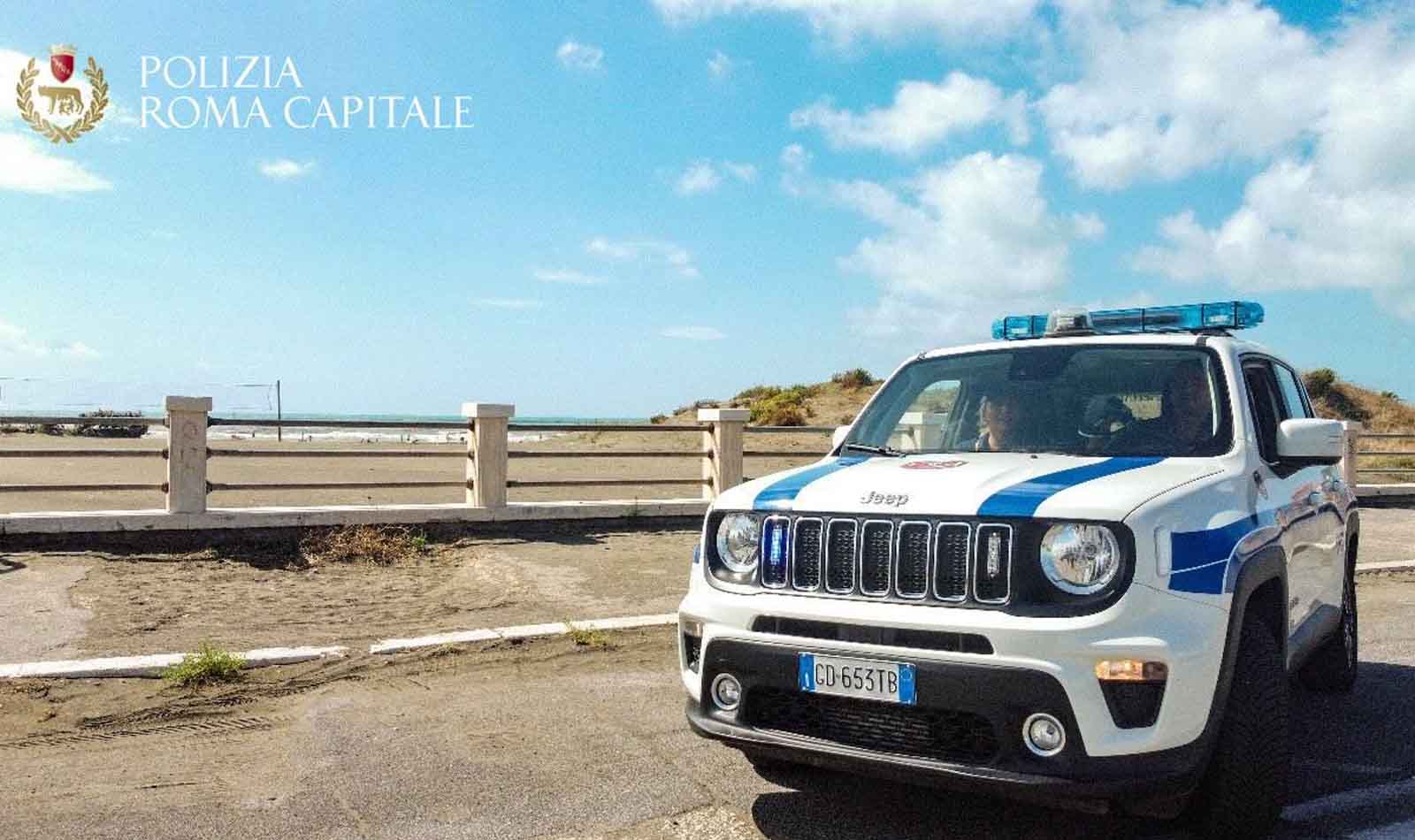Polizia Locale di Roma in azione