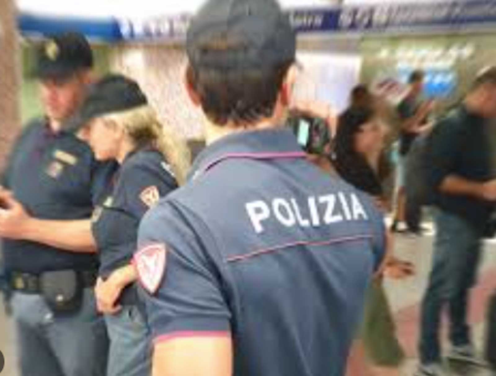 Polizia in azione a Roma