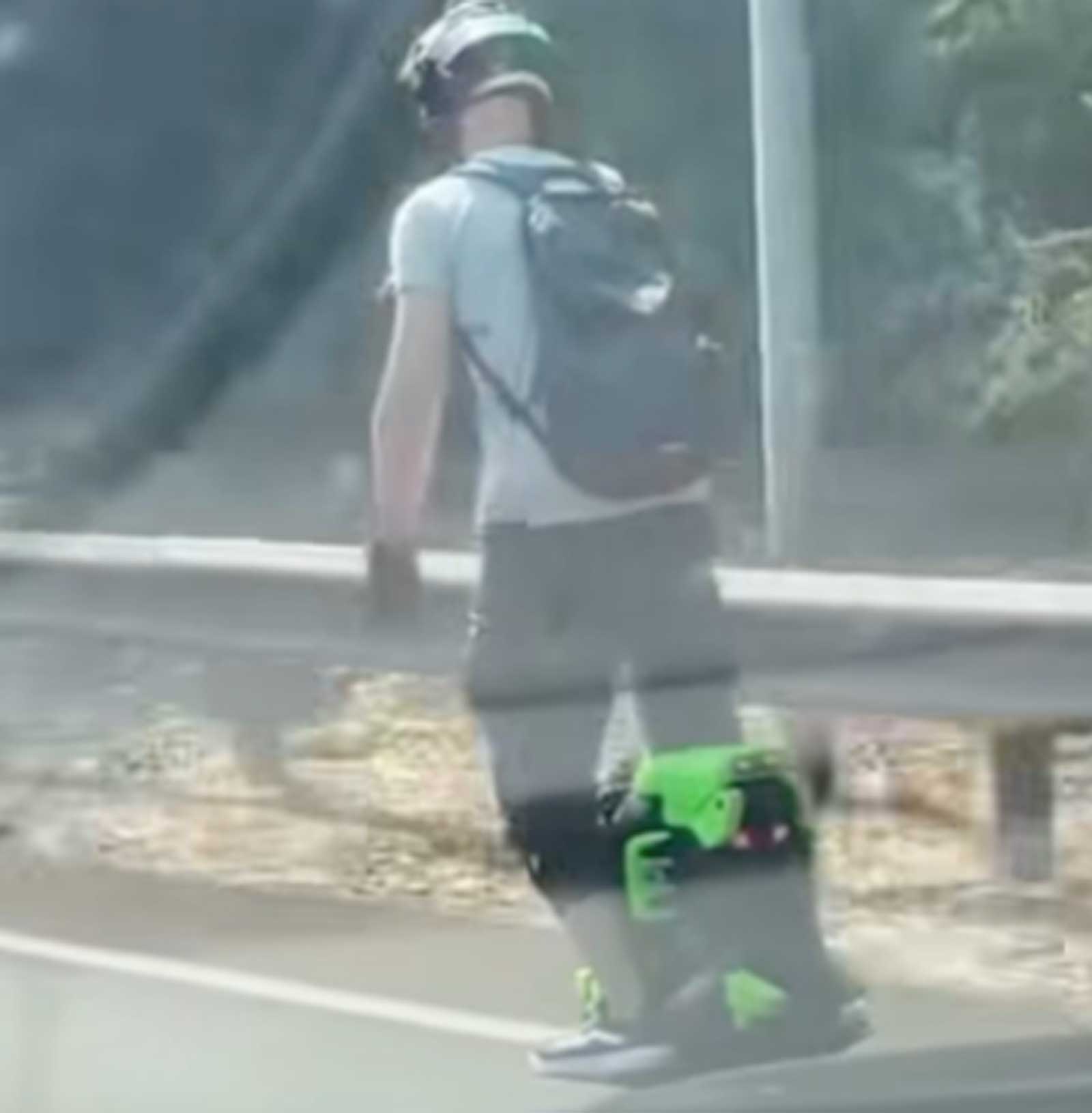 Roma, il monoruota a 80 km/h