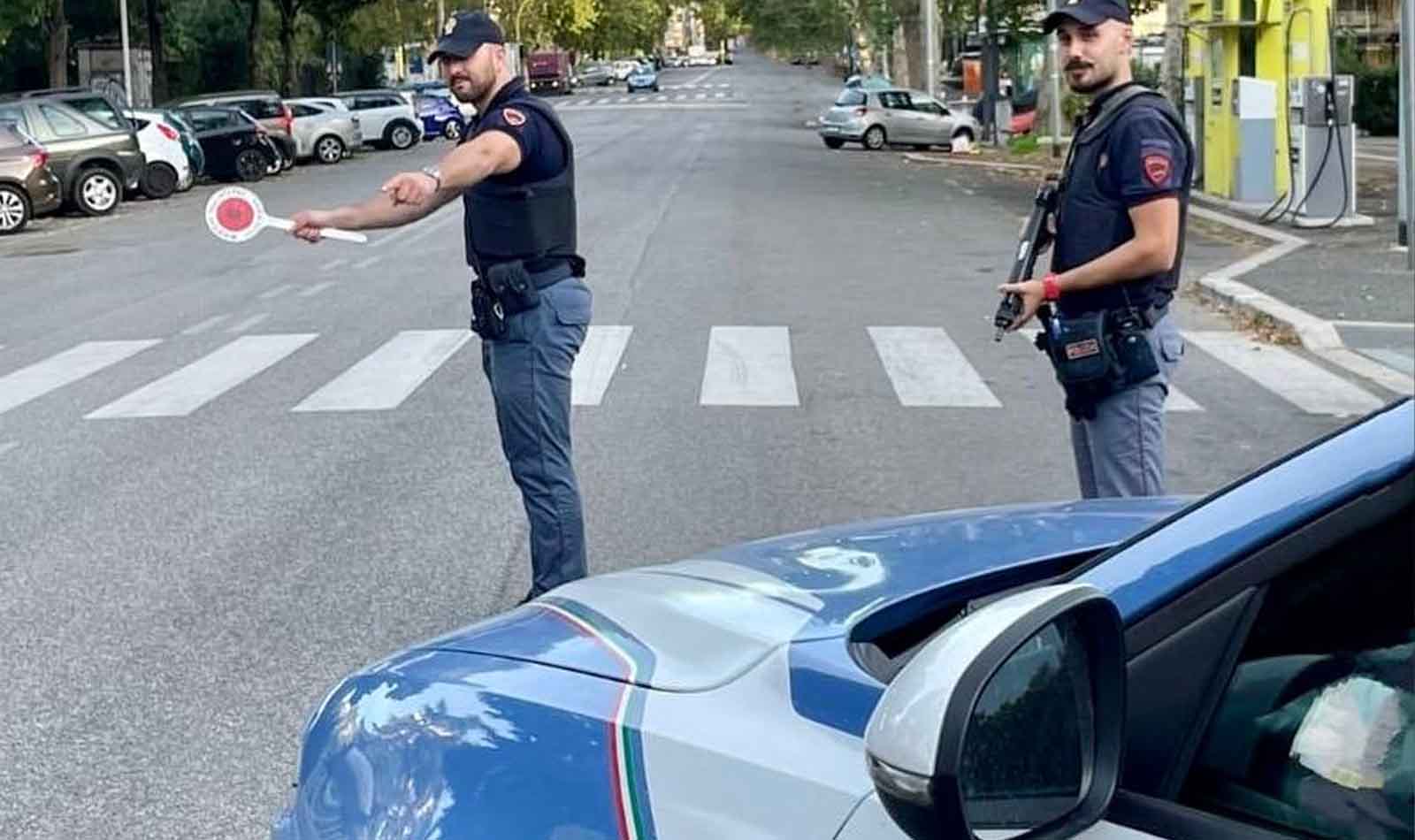 Roma, Polizia in azione