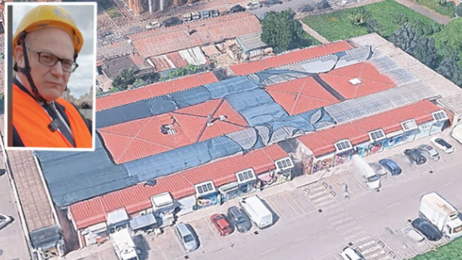 Roma, il mercato Talenti, in primo piano il sindaco di Roma Roberto Gualtieri, foto Google Maps