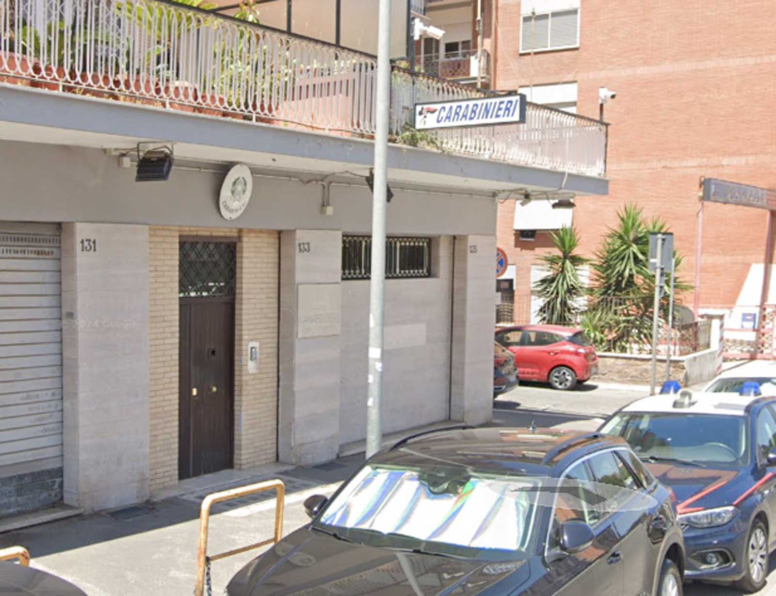 Roma, la caserma dei carabinieri