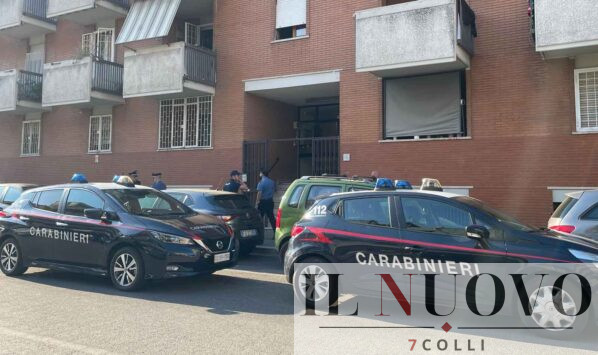 Roma, Carabinieri e Polizia in via Eudo Giulioli