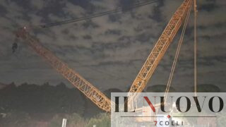Roma, gru al lavoro per installare il nuovo ponte Rocco: metro B chiusa per tre giorni