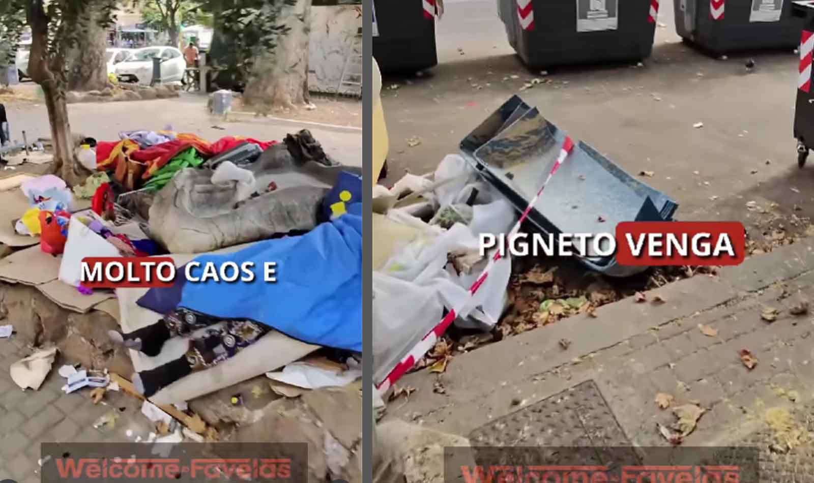 Roma, quartiere Pigneto nel degrado