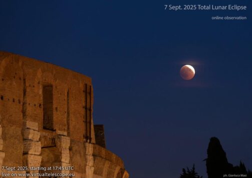 eclissi totale di luna a Roma