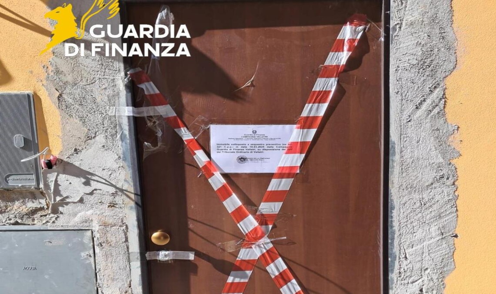 Immobile sequestrato