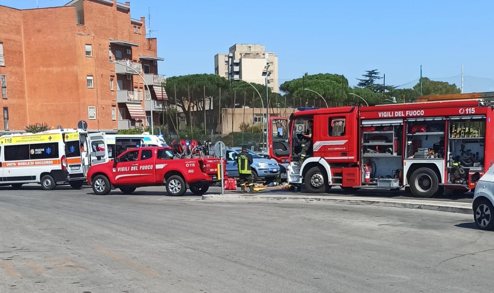 incidente pomezia