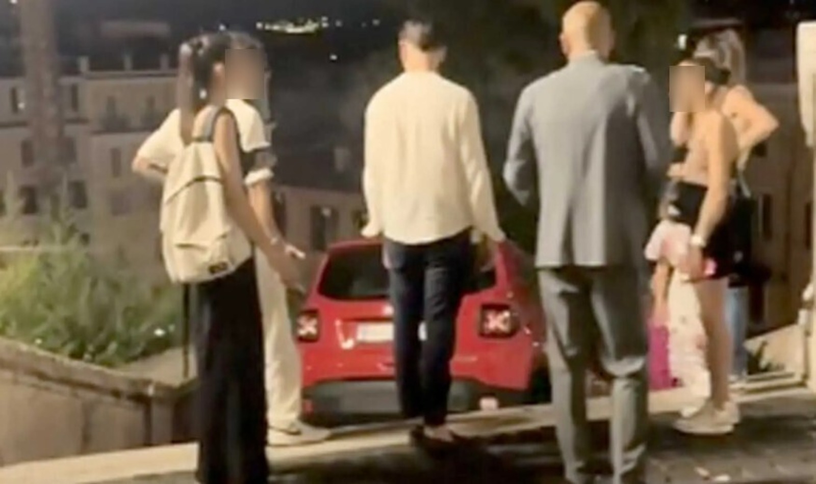 Auto scalinata Trinità dei Monti