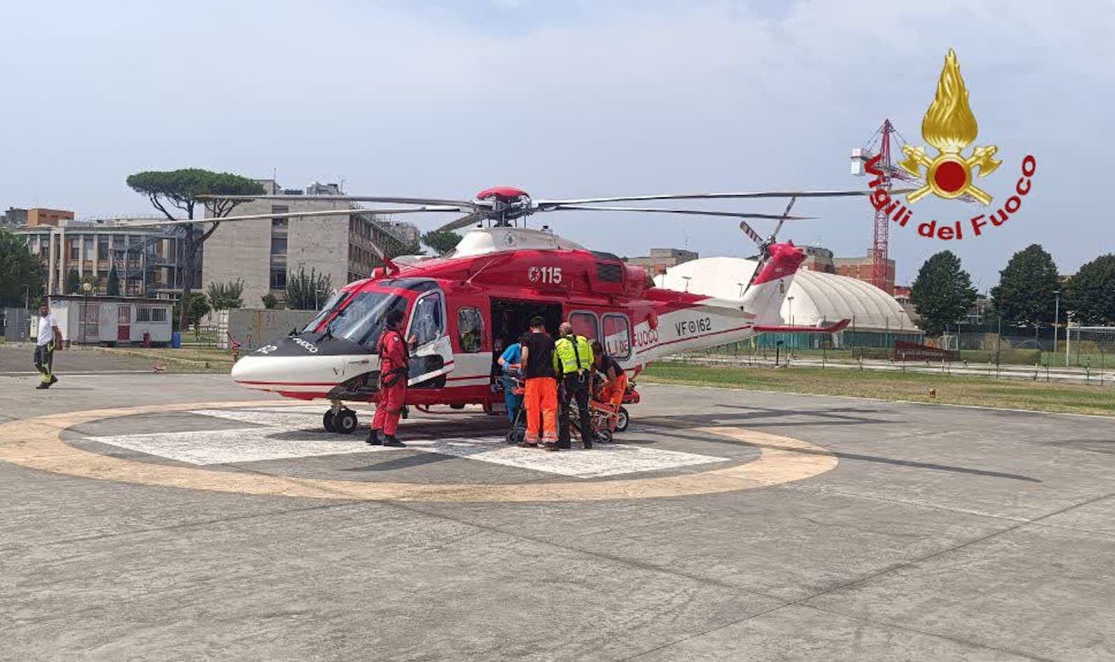 soccorso Drago vigili del fuoco