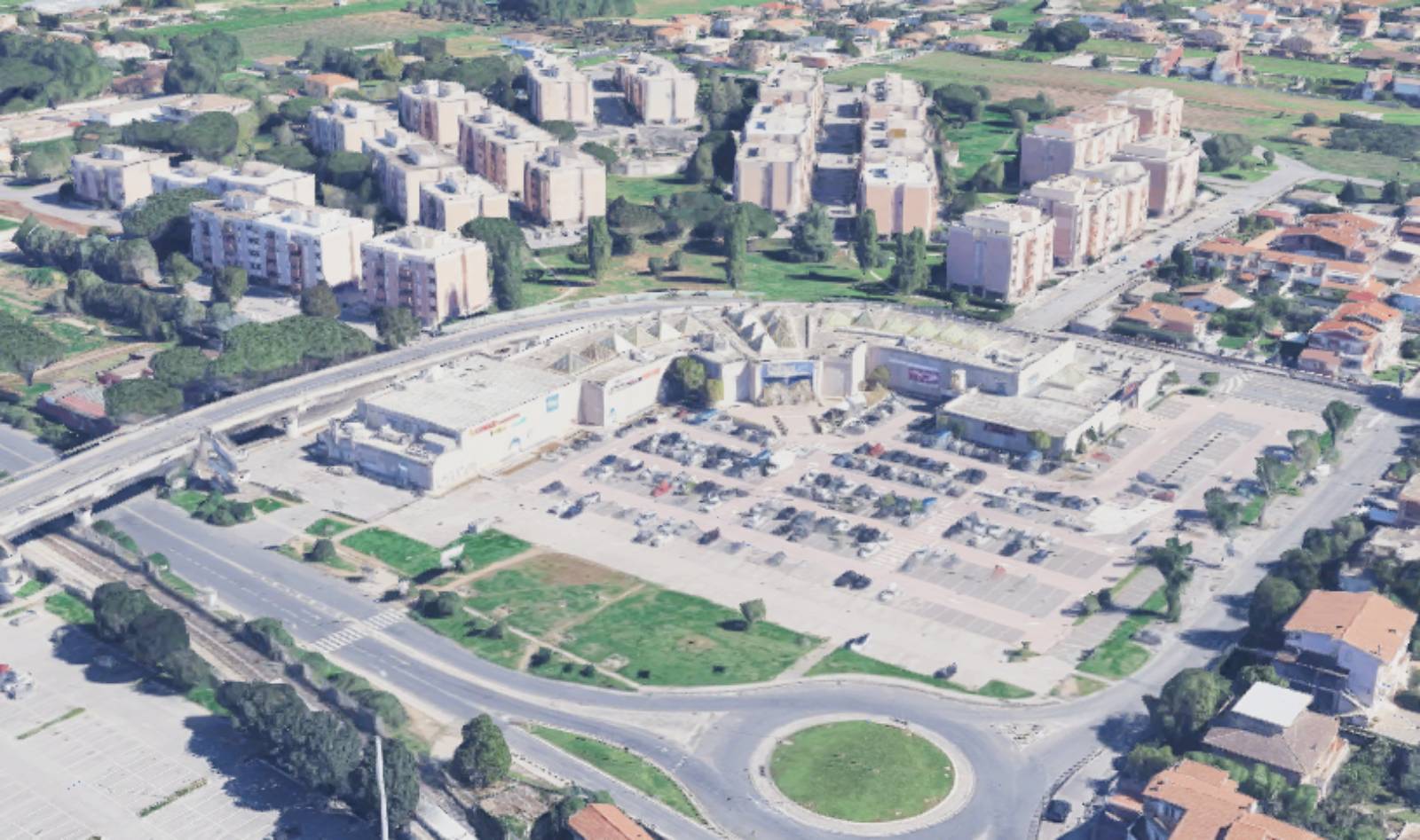 Anzio, il quartiere Zodiaco, foto Google Maps