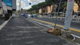 Roma, partono i lavori per la bike lane di via Monte Cervialto: residenti divisi, lavori anche su largo Renato Angiolillo
