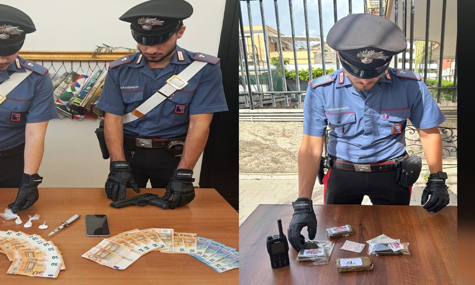 Blitz antidroga a Roma