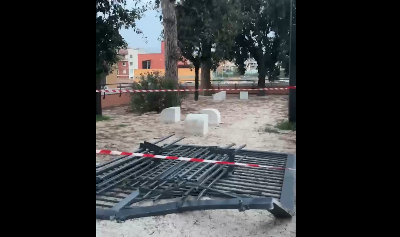 Cancello pista ciclabile