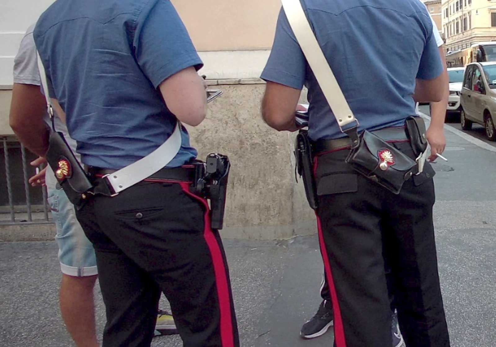 Carabinieri in azione a Roma