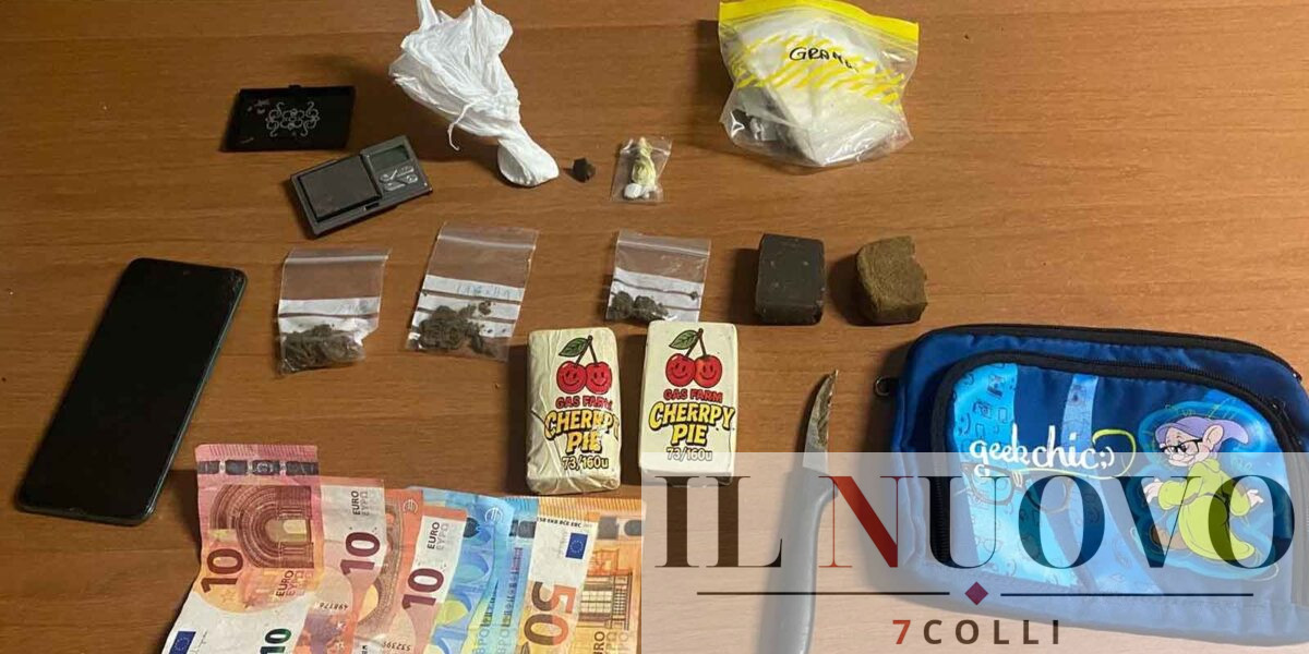Fiumicino, consegnava droga in bici come un rider