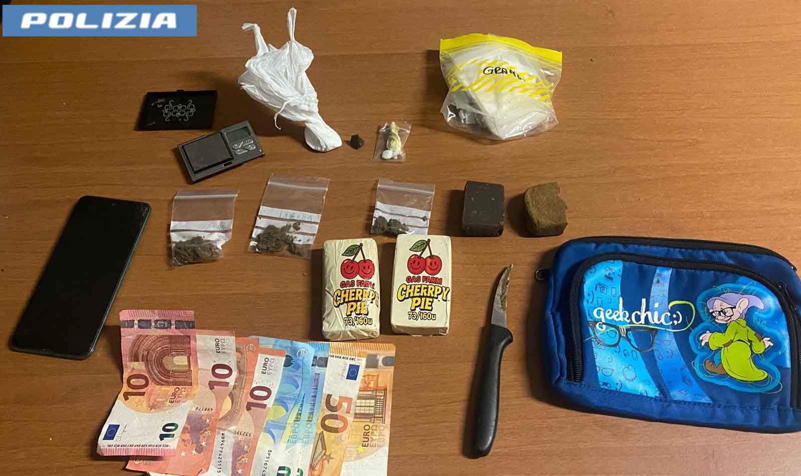 Fiumicino, consegnava droga in bici come un rider
