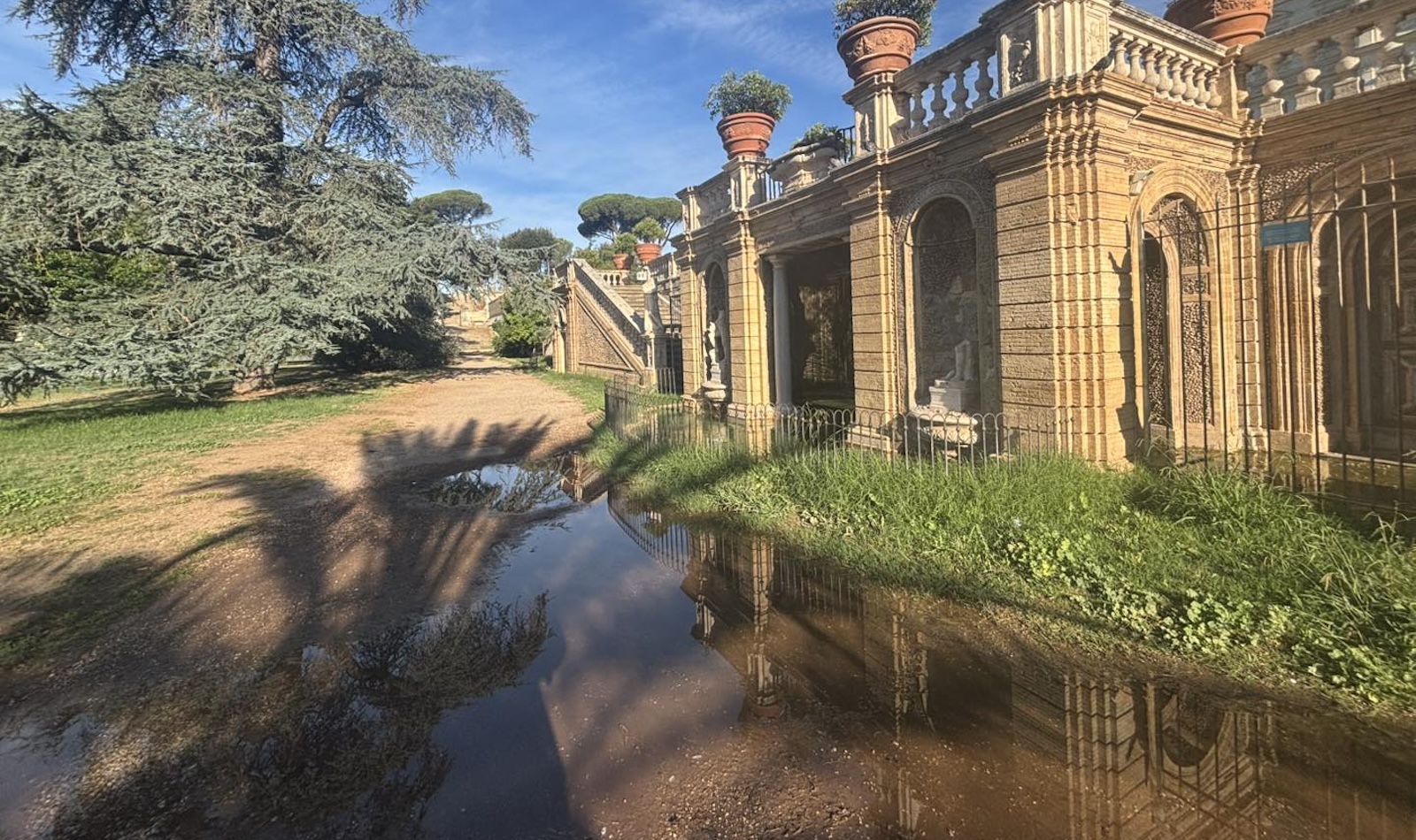 Fontana di Venere - Villa Pamphili perdite acqua