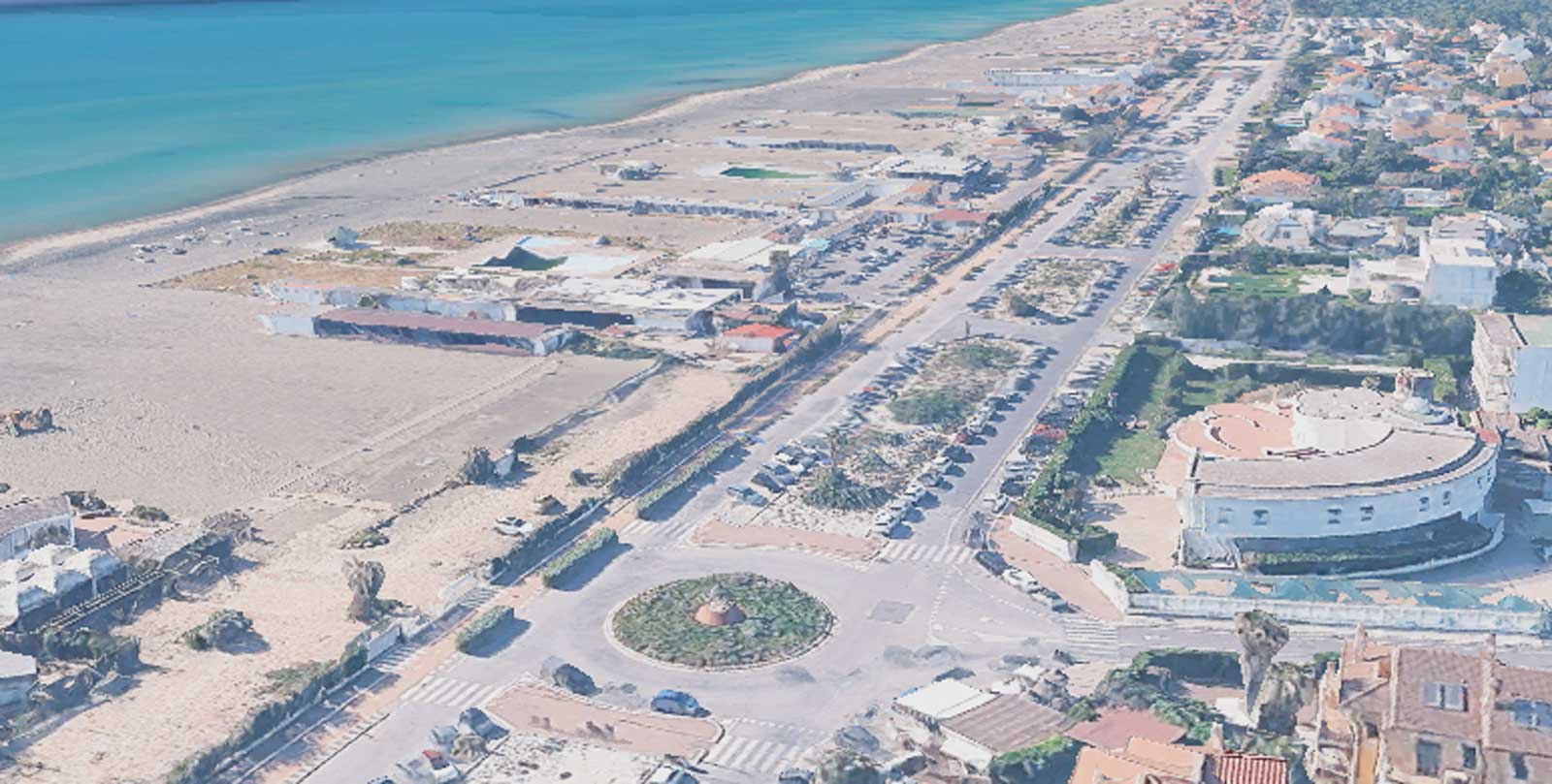 Fregene, frazione balneare di Fiumicino, foto Google Maps