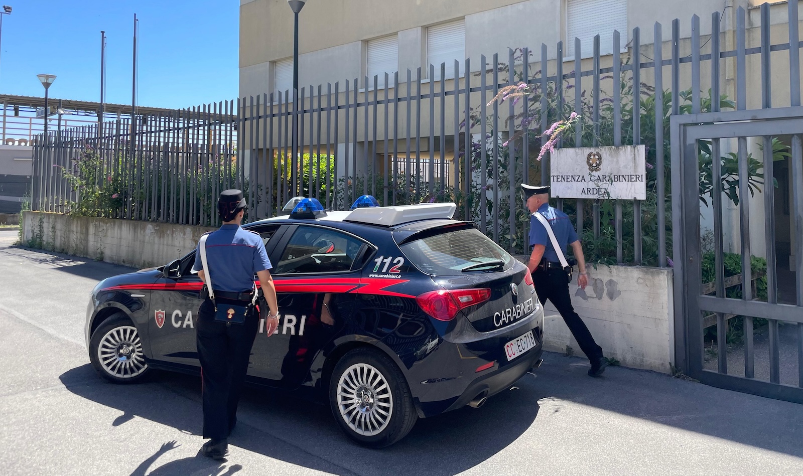 I Carabinieri della Tenenza di Ardea