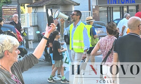 corteo contro Black Point San Basilio