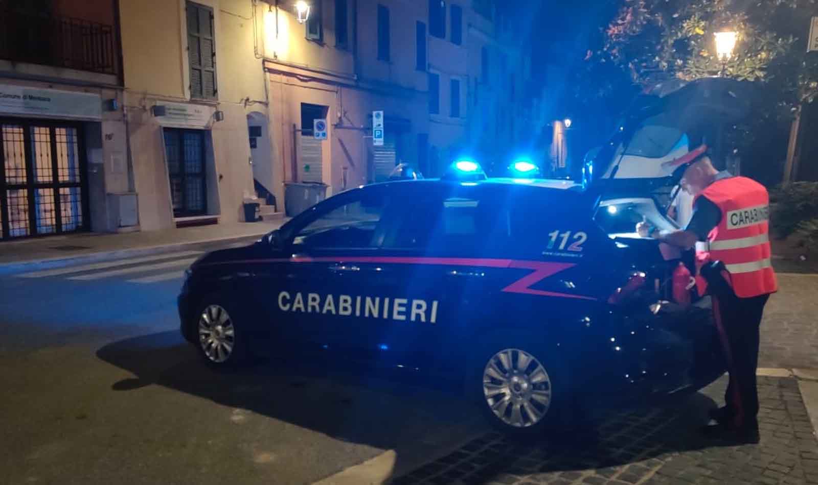 Mentana, Carabinieri in azione
