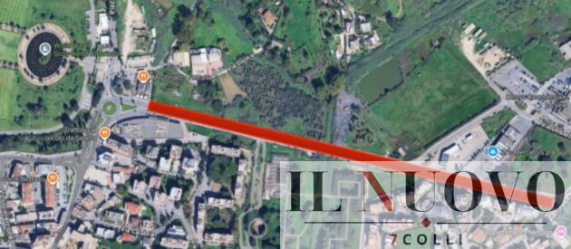 Nettuno, l'area di intervento, foto rendering del progetto del Comune di Nettuno