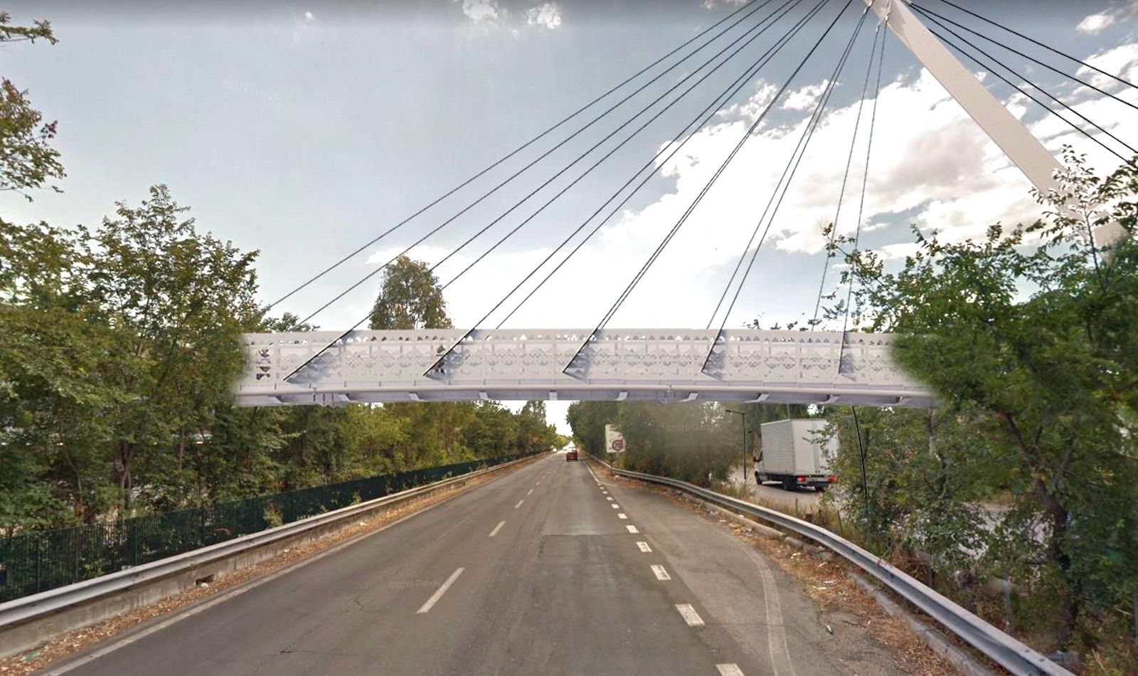 ponte pedonale Acilia