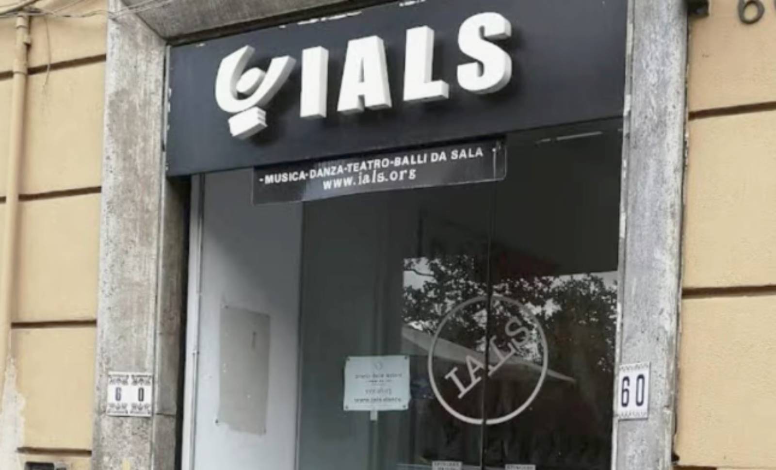 Roma, l'ex ingresso dello IALS