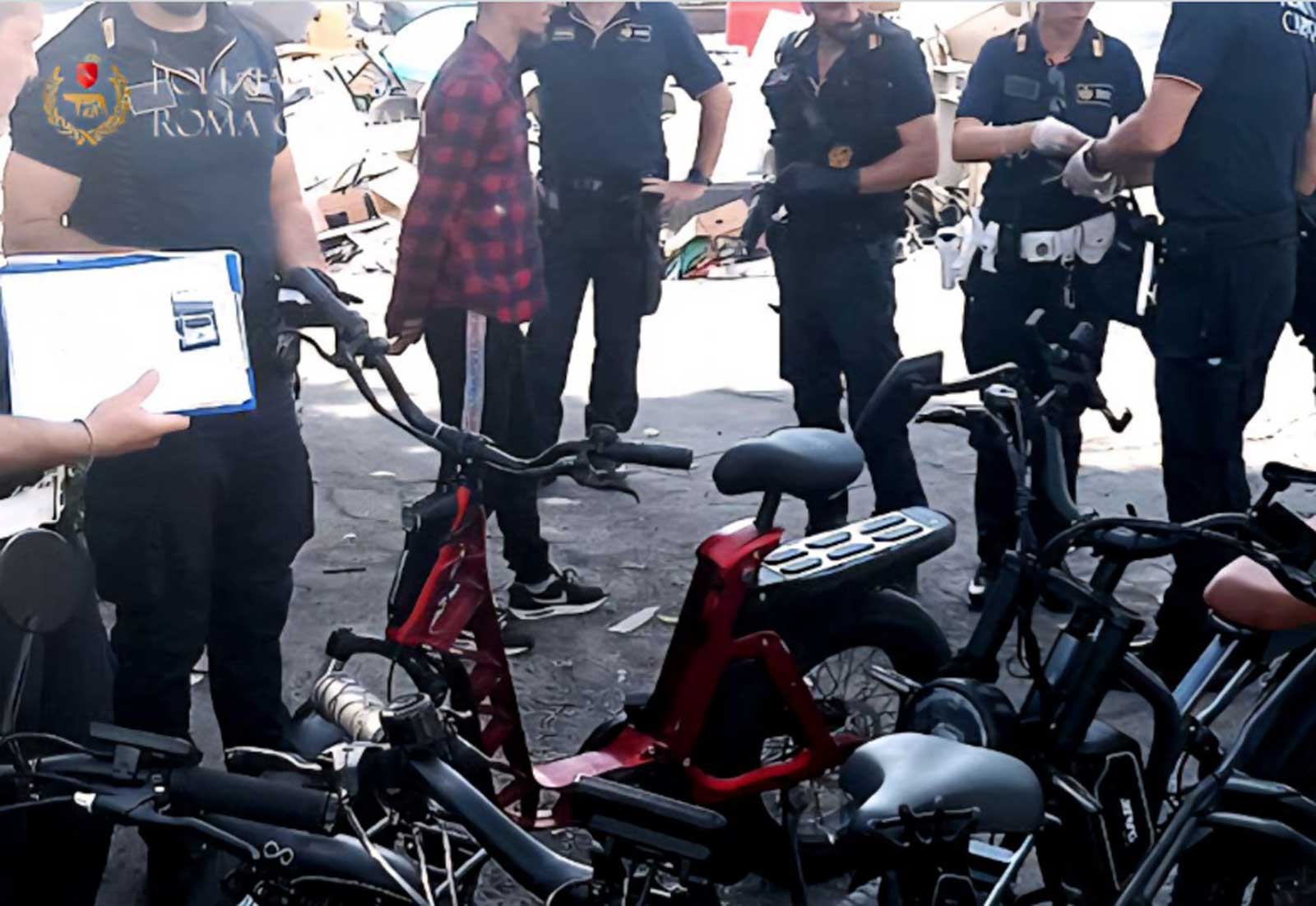 Roma, Polizia Locale in azione in via Salviati