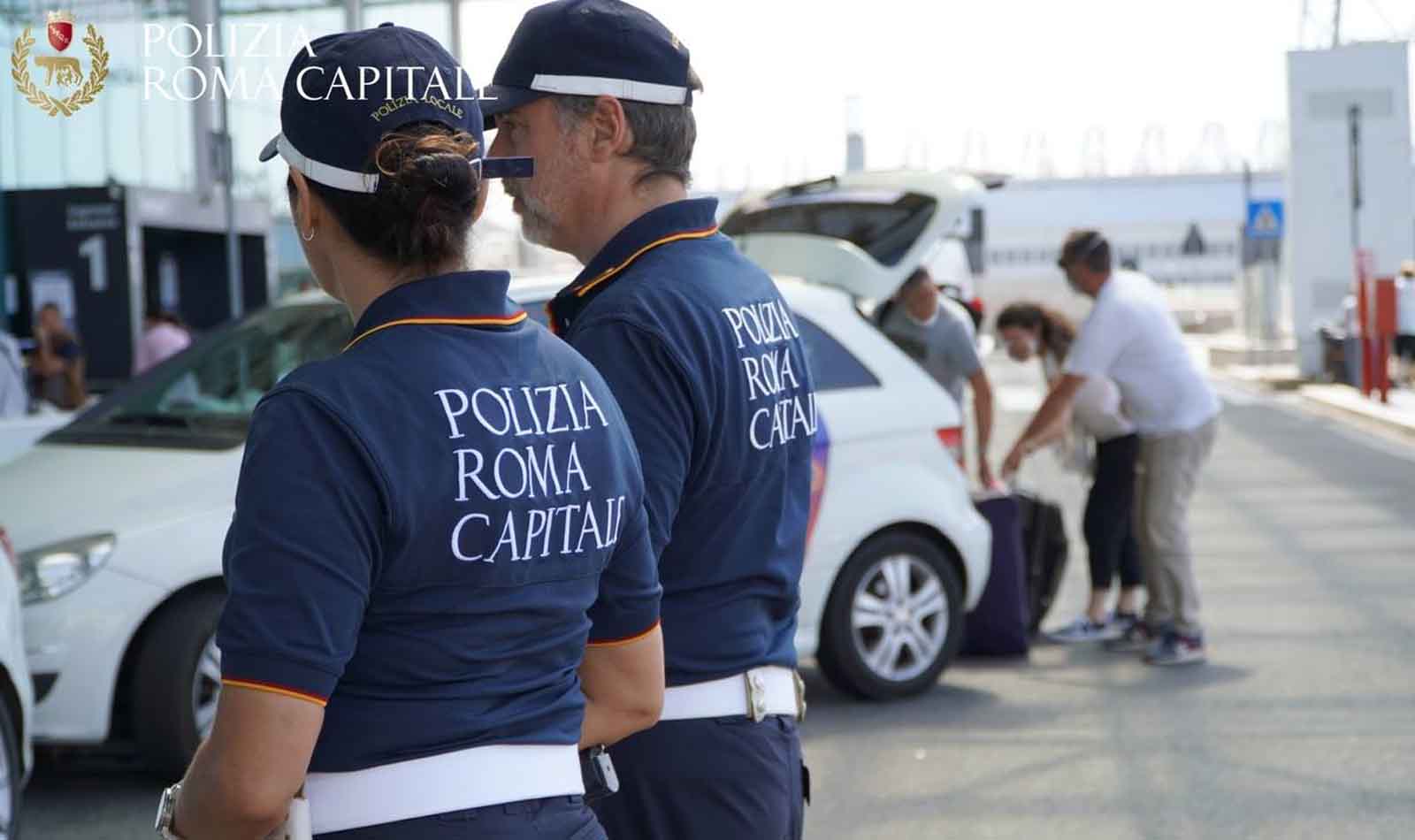 Roma, Polizia Locale Stazione Termini taxi