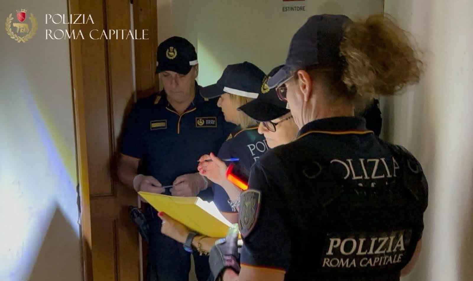 Roma, Polizia Locale in azione a Tor Bella Monaca