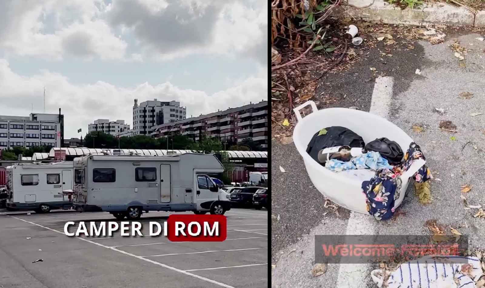 Roma, degrado a Cinecittà Est