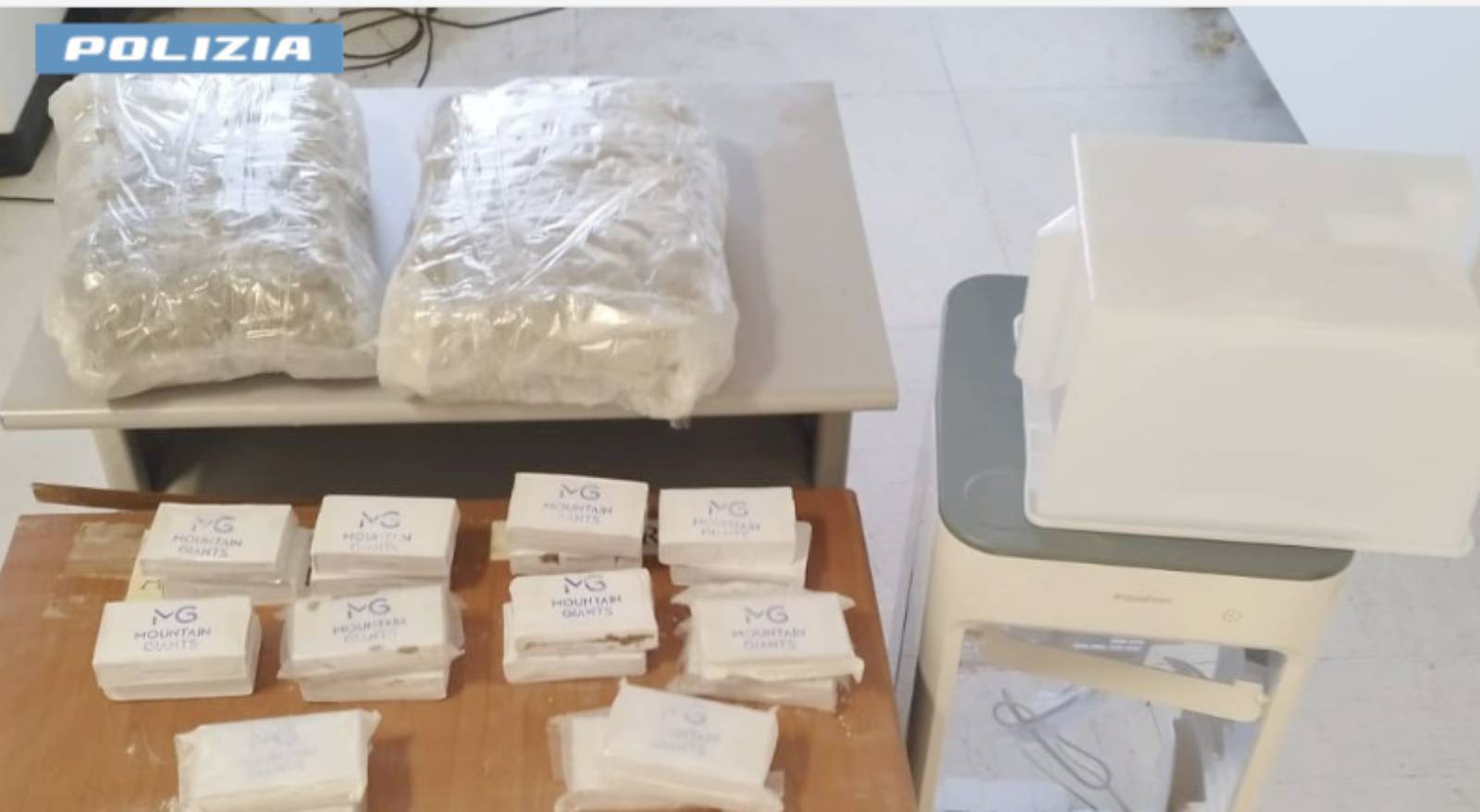 Roma, sequestro della Polizia di Stato