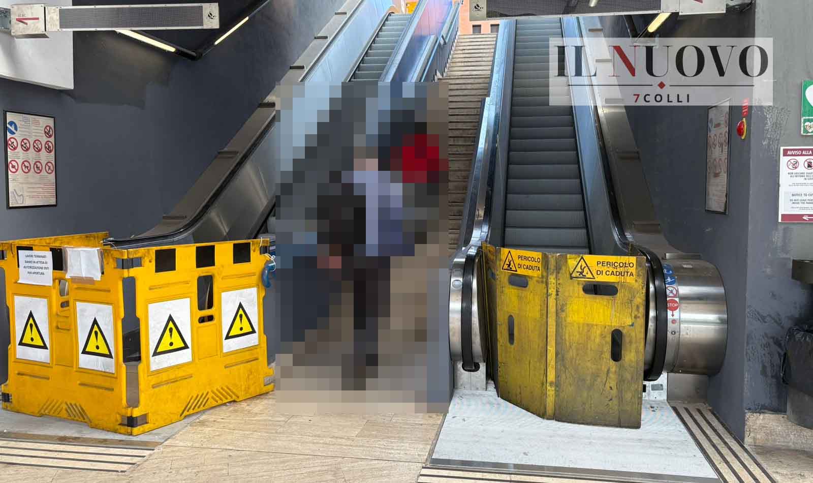 Roma, scale mobili Laurentina