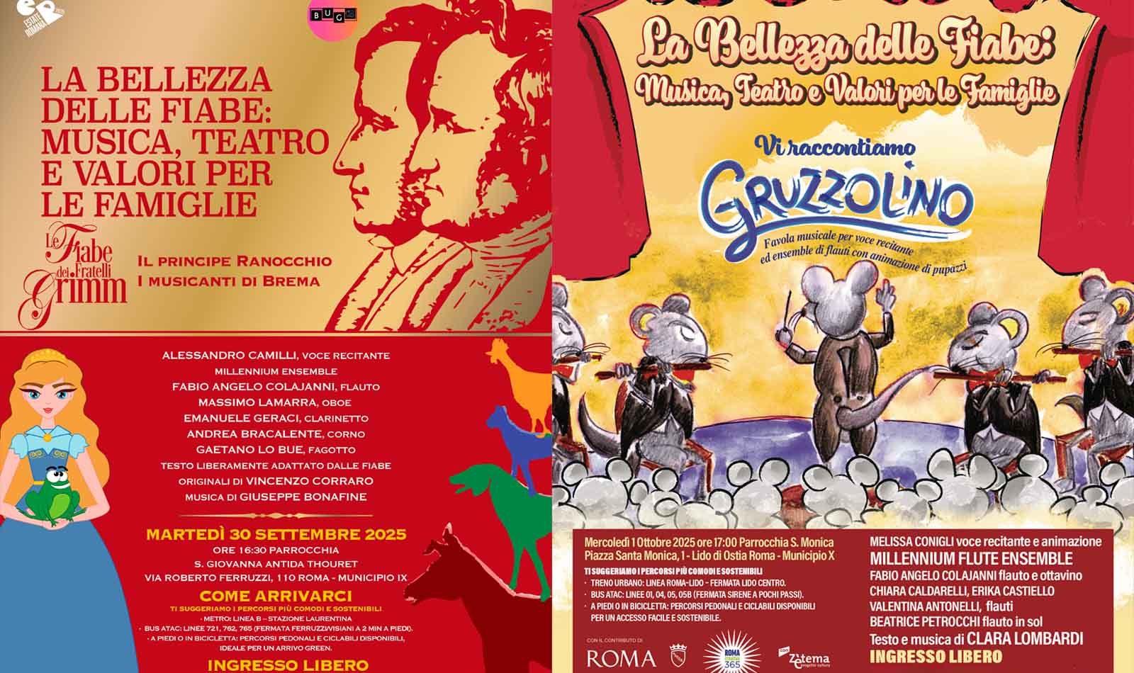 Roma si riempie di magia, due giorni di favole e musica per le famiglie