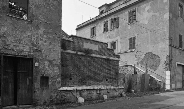 Roma, via dei Cessati Spiriti nel 1983