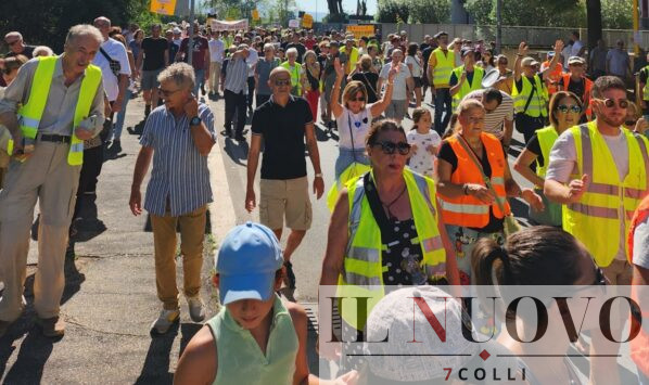 corteo contro Black Point San Basilio