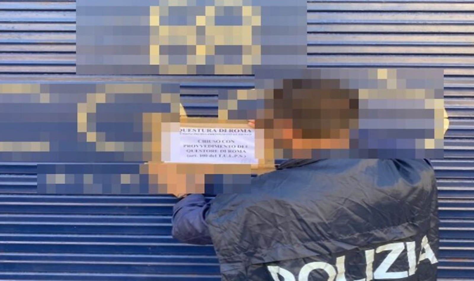 Locale Ostiense chiuso