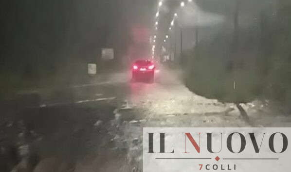 Strada allagata