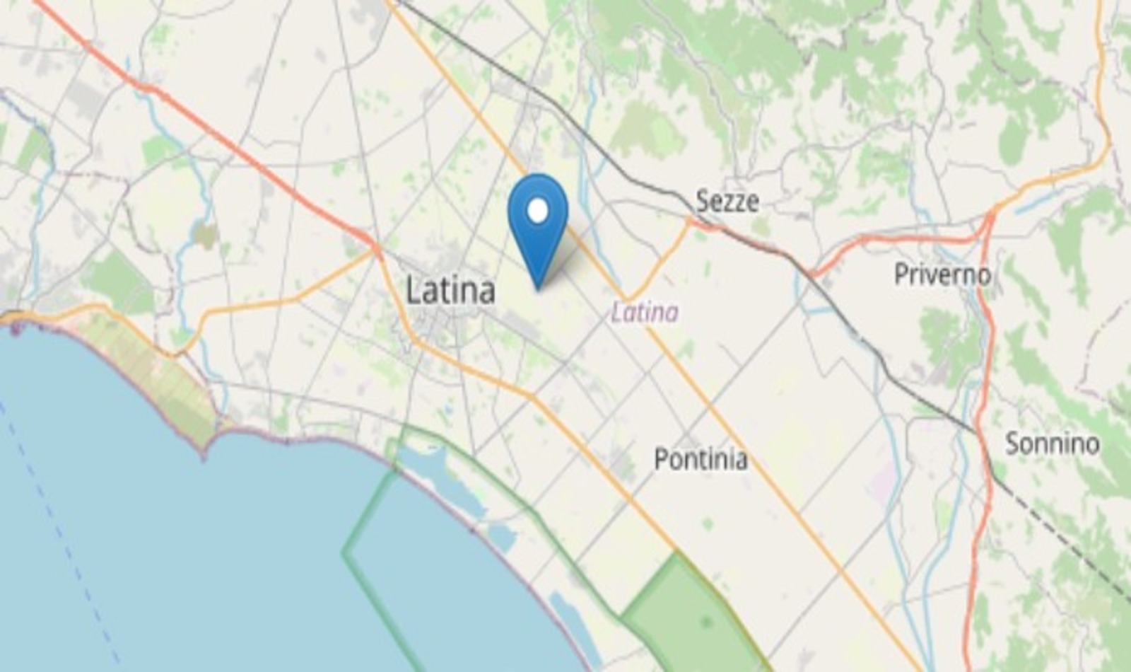 Terremoto Latina oggi