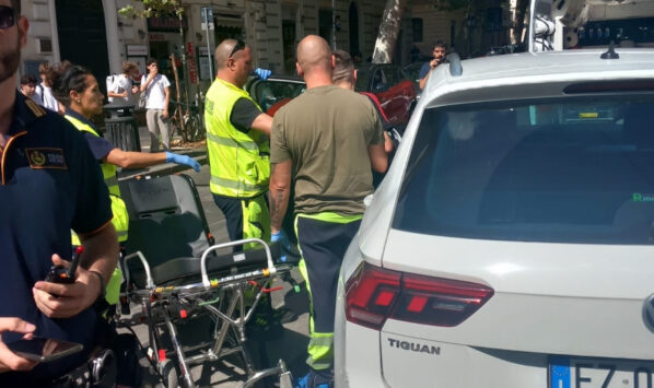 uomo salvato via Merulana