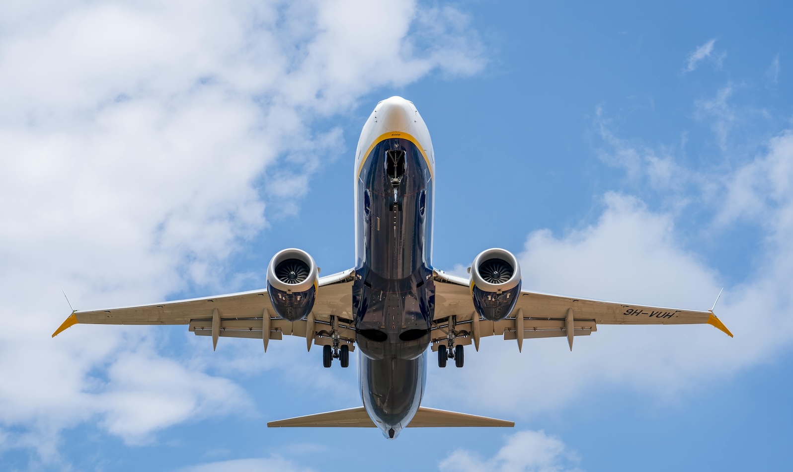 Aereo in volo
