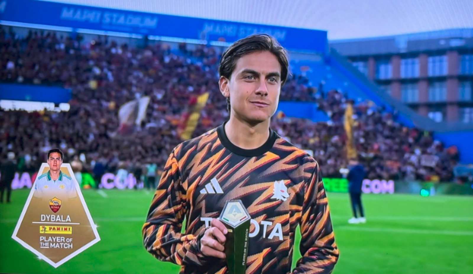 As Roma, Dybala a fine partita