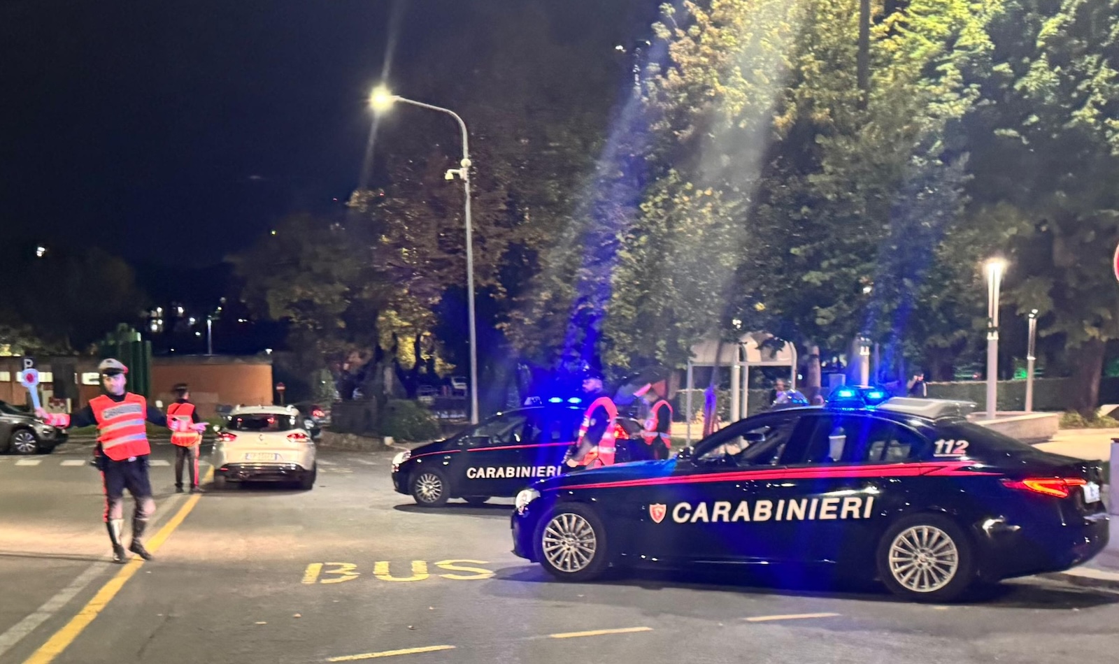 COLLEFERRO - I Carabinieri impegnati nei controlli