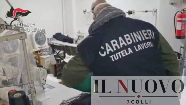 Carabinieri in azione a Tor Pignattara sulla sartoria artigianale