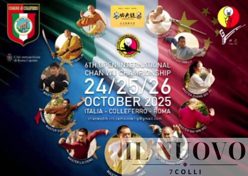 Colleferro, la locandina dell'evento di Kung Fu