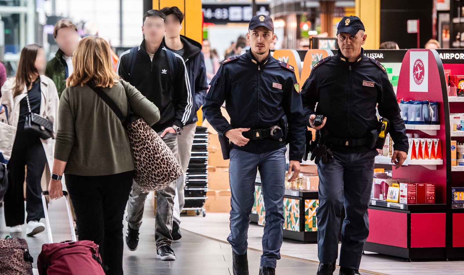 Fiumicino, Polizia in azione