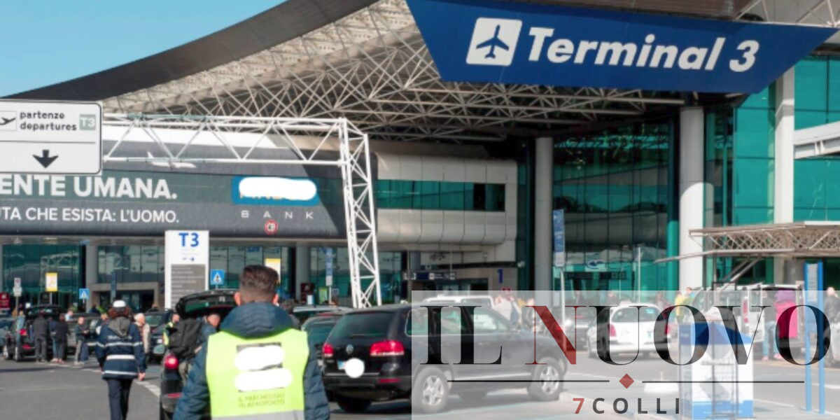 Fiumicino aeroporto, l'ingresso al Terminal 3