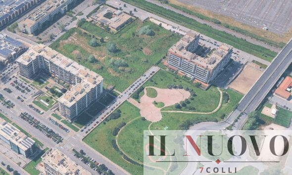 Fiumicino, il parco Perugino, foto Google Maps